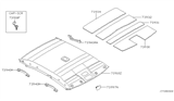 Diagram for 2000 Nissan Maxima Dome Light - 73997-2Y000