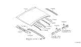 Diagram for 2001 Nissan Maxima Hood Hinge - 73231-2Y000