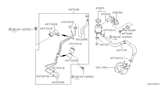 Diagram for Nissan Maxima Power Steering Hose - 49717-5Y705