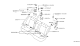 Diagram for 2000 Nissan Maxima Seat Belt - 88844-2Y901