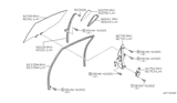 Diagram for 2000 Nissan Maxima Window Regulator - 82720-2Y000