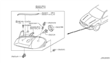 Diagram for 2000 Nissan Maxima Headlight - 26075-2Y900