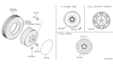 Diagram for 2002 Nissan Maxima Spare Wheel - 40300-2Y907