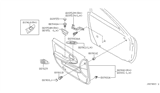 Diagram for 2002 Nissan Maxima Armrest - 80960-5Y810