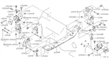 Diagram for 2003 Nissan Maxima Motor And Transmission Mount - 11253-AU400