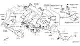 Diagram for Nissan Maxima EGR Valve - 14955-8J100