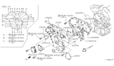 Diagram for 2000 Nissan Maxima Timing Cover - 13500-2Y010