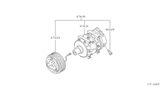 Diagram for 2003 Nissan Maxima A/C Compressor - 92600-5Y700