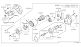Diagram for 2003 Nissan Maxima Starter Drive - 23360-50Y12