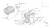 Diagram for Nissan Maxima Oil Pan - 11110-31U22