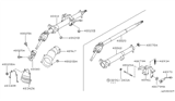 Diagram for 2001 Nissan Maxima Steering Shaft - 48820-2Y910