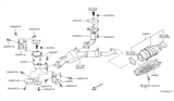 Diagram for 2002 Nissan Maxima Exhaust Heat Shield - 20853-5Y700