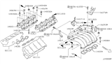 Diagram for 2000 Nissan Maxima Intake Manifold - 14003-2Y900