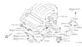 Diagram for 2001 Nissan Maxima Cooling Hose - 14056-2Y005