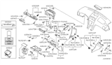 Diagram for 2002 Nissan Maxima Glove Box - 68500-3Y110