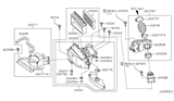 Diagram for 2002 Nissan Maxima Air Duct - 16555-5Y700