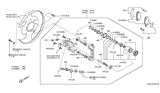 Diagram for 2003 Nissan Sentra Brake Pad Set - 44060-6Y390