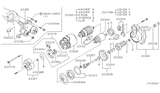 Diagram for 2002 Nissan Maxima Starter Drive - 23312-2Y900