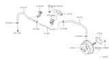 Diagram for 2000 Nissan Maxima Brake Booster Vacuum Hose - 47401-2Y900