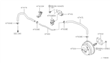 Diagram for 2001 Nissan Maxima Brake Booster Vacuum Hose - 47474-5Y700