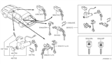 Diagram for 2000 Nissan Sentra Ignition Lock Cylinder - D8700-6J026