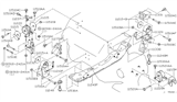 Diagram for 2001 Nissan Maxima Engine Mount Bracket - 11320-5Y800