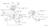 Diagram for 2001 Nissan Maxima Brake Pedal - 46501-4Y915