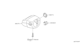 Diagram for Nissan Maxima Steering Column Cover - 48470-5Y803