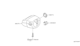 Diagram for 2000 Nissan Maxima Steering Column Cover - 48474-3Y100