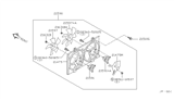 Diagram for Nissan Fan Motor - 21487-5Y720