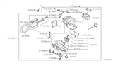 Diagram for 2000 Nissan Maxima Blower Motor Resistor - 27150-2Y910