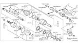 Diagram for 2001 Nissan Maxima CV Boot - 39741-6N225