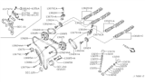 Diagram for 2001 Nissan Maxima Timing Chain Guide - 13085-31U03