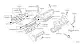 Diagram for Nissan Altima Cylinder Head Gasket - 11044-8J105