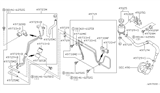 Diagram for 2000 Nissan Maxima Power Steering Hose - 49725-2Y903