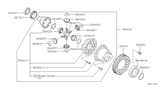 Diagram for Nissan Maxima Pinion Bearing - 38440-8H500