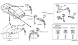 Diagram for 2002 Nissan Maxima Car Key - H0564-2Y900