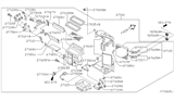 Diagram for 2002 Nissan Maxima Heater Core - 27140-4Y900