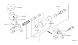 Diagram for Nissan Clutch Master Cylinder - 30610-3Y010
