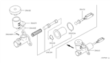 Diagram for 2003 Nissan Maxima Clutch Master Cylinder - 30610-3Y007