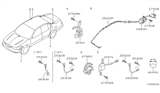 Diagram for 2003 Nissan Maxima Antenna - 25975-5Y700