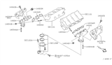 Diagram for Nissan Altima Exhaust Manifold Gasket - 14036-4W015