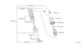 Diagram for 2002 Nissan Maxima Shock Absorber - 56210-6Y325