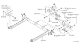 Diagram for 2001 Nissan Maxima Rear Crossmember - 55401-2Y010