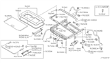 Diagram for 2002 Nissan Maxima Weather Strip - 91246-2Y000