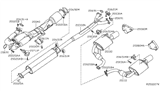 Diagram for 2016 Nissan Maxima Exhaust Pipe - 20300-ZX70A