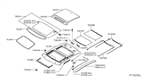 Diagram for 2019 Nissan Maxima Sunroof - 91602-4RA1A