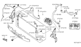 Diagram for 2019 Nissan Frontier HVAC Pressure Switch - 92136-EL00A