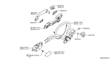 Diagram for Nissan Maxima Door Handle - 82640-4RA0A