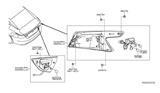 Diagram for 2016 Nissan Maxima Tail Light - 26555-4RA0A